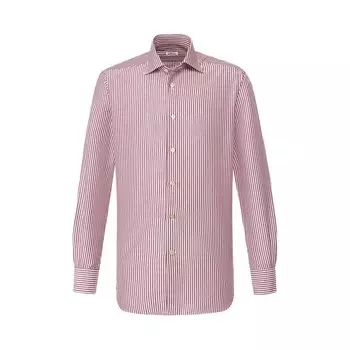Сорочка из смеси хлопка и льна Kiton