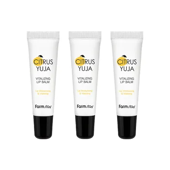 Farm Stay Citrus Yuja Оживляющий бальзам для губ 10г (3 варианта) #1PCS