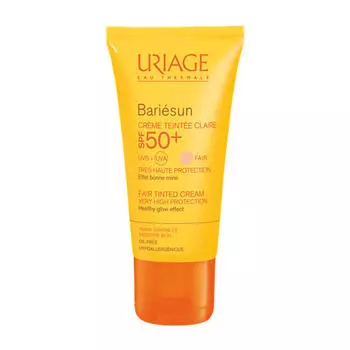 Uriage Барьесан Тональный крем SPF 50+ светлый 50 мл (Uriage, Bariesun)