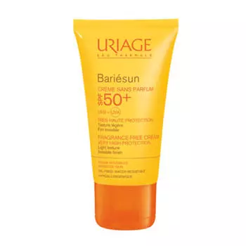 Uriage Солнцезащитный крем без ароматизаторов SPF50+ Барьесан 50 мл (Uriage, Bariesun)