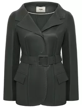 Куртка кожаная FENDI