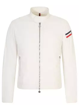 Куртка однотонная с логотипом MONCLER