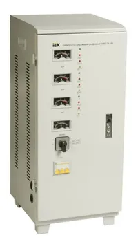 Стабилизатор IEK IVS10-3-07500 СНИ3 7,5 кВА трех-фазный 3х160250В (3х280430)