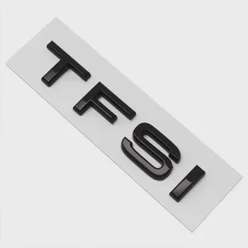 3D ABS черный логотип TFSI TDI TT эмблема багажника автомобиля значок для A3 A4 A5 A6 A7 A8 Q2 Q3 Q5 Q7 Q8 TFSI TDI наклейки аксессуары TDI чёрный