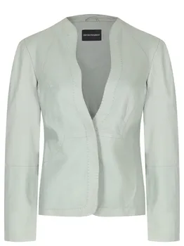 Куртка кожаная EMPORIO ARMANI