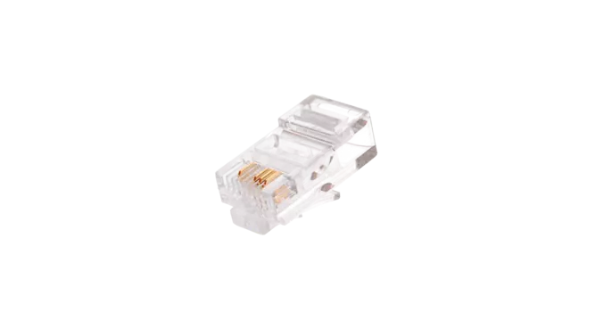 Коннектор RJ-45 8P4C категория 5, 100 шт., NIKOMAX (NMC-RJ84FZ06UD1-100)