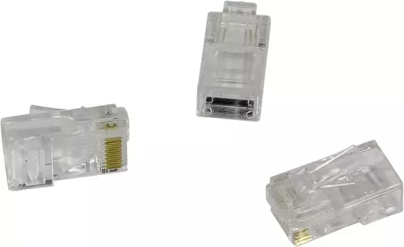 Коннектор RJ-45 8P8C категория 5e, 100 шт., Exegate PL45-C5-8P8C-100 (EX158091RUS)