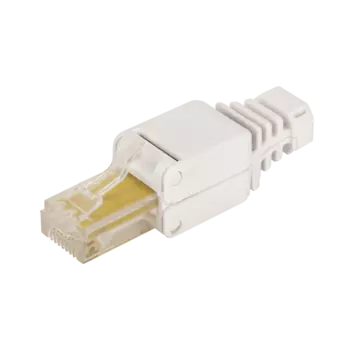Коннектор RJ-45 8P8C категория 5e, вставка, быстрозажимной, LANMASTER (LAN-TMP-U5E-WH)