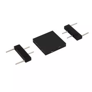 Коннектор ZeepDeep Flat Light CM-2 для шинопроводов, угловой, черный (946978)