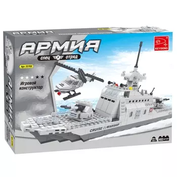 Конструктор KEYIXING "Армия: Крейсер", деталей: 402 (K-22702)