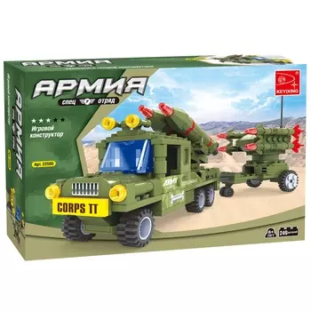 Конструктор KEYIXING "Армия: Передвижная ракетная установка", деталей: 249 (K-22505)