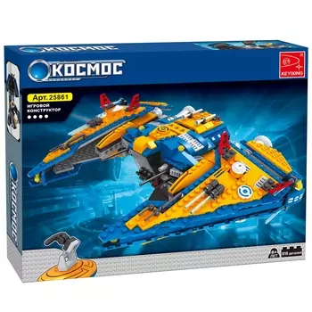 Конструктор KEYIXING "Космос: Звёздный штурмовик", деталей: 818 (K-25861)