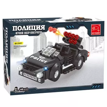 Конструктор KEYIXING "Патруль: Боевая машина", деталей: 146 (K-23421)