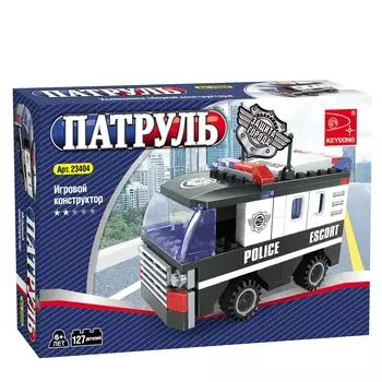 Конструктор KEYIXING "Патруль: Полицейский спецназ", деталей: 127 (K-23404)
