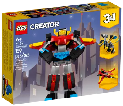 Конструктор LEGO Creator Суперробот, деталей: 159 (31124)