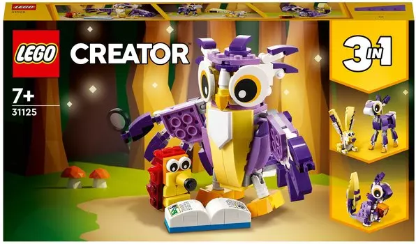 Конструктор LEGO Creator Удивительные лесные обитатели, деталей: 175 (31125)