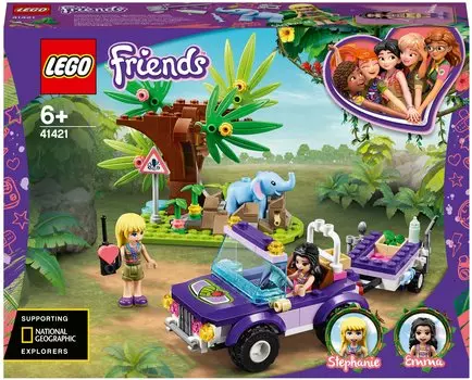 Конструктор LEGO Джунгли: спасение слонёнка, деталей: 203 (41421)