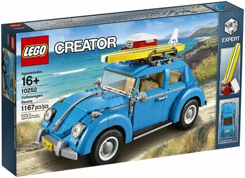 Конструктор LEGO Фольксваген Жук, деталей: 1167 (10252)