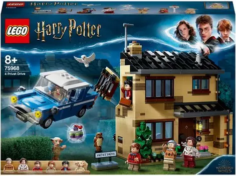 Конструктор LEGO Harry Potter Тисовая улица, дом 4, деталей: 797 (75968)