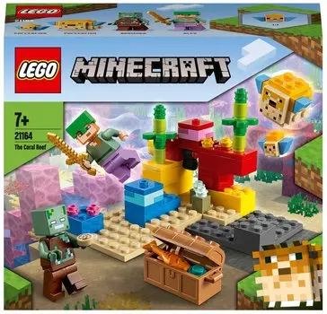 Конструктор LEGO Minecraft Коралловый риф, деталей: 92 (21164)