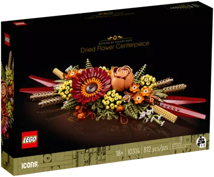 Конструктор LEGO Trockenblumengesteck, деталей: 812 (10314)