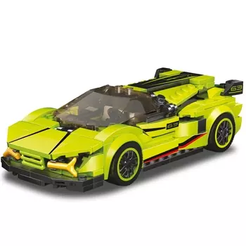 Конструктор Mioshi Tech "Автоспорт: Зелёный суперкар", деталей: 279 (MTE0709-059)