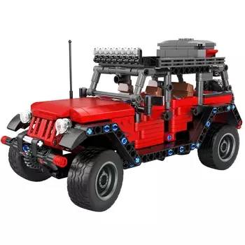 Конструктор Mioshi Tech "Пуллбэк: Красный джип", деталей: 750 (MTE0709-041)