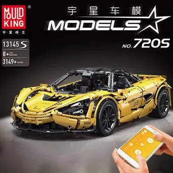 Конструктор MOULD KING Mclaren 720S, деталей: 3149 (13145S)