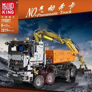 Конструктор MOULD KING RC Pneumatic Truck, деталей: 2819 (19007)