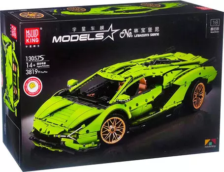 Конструктор MOULD KING спортивная машина Lamborghini Sian, деталей: 3819 (13057S)