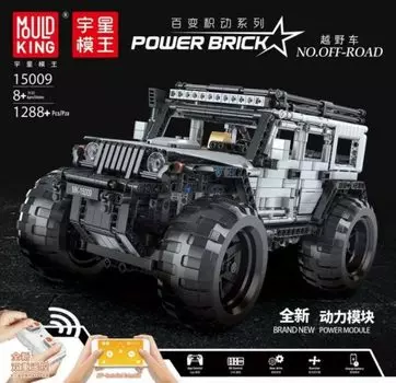 Конструктор MOULD KING SUV RC Jeep Wrangler-Expedition, деталей: 1288 (15009)