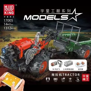 Конструктор MOULD KING Tractor, деталей: 1312 (17005)
