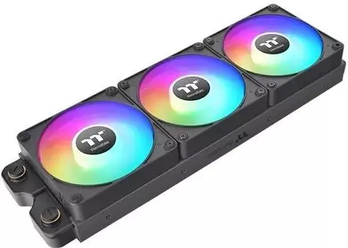 Комплект вентиляторов Thermaltake CT140 EX Sync Reverse, 140 мм, 1800rpm, 32.8 дБ, 4-pin PWM, 3шт, черный, ARGB подсветка (CL-F193-PL14SW-A)