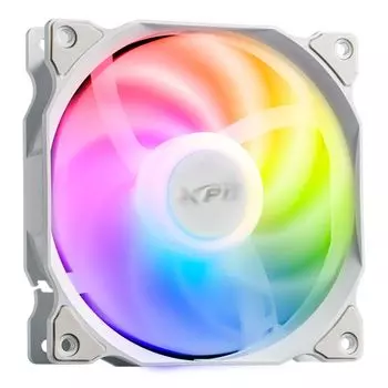 Комплект вентиляторов XPG VENTO 120 ARGB PWM, 120 мм, 1600rpm, 32 дБ, 4-pin PWM, 3шт, белый, ARGB подсветка (VENTO120ARGBPWM3C-WHCWW)