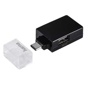 Концентратор Hama, 2xUSB 2.0, 1xUSB 3.0, черный (00135752)