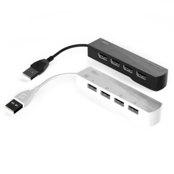 Концентратор Ritmix CR-2406, 4xUSB 2.0, черный (15119260)