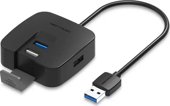 Концентратор Vention CHABD, 3xUSB 2.0, 1xUSB 3.0, черный