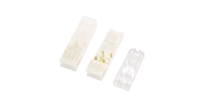 Коннектор 110 2 пары категория 5, 10шт., с прозрачной крышкой, NIKOMAX (NMC-CP110UD2-WT-10)