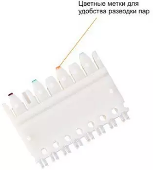 Коннектор 110 категория 5e, вставка, 100шт., NIKOMAX (NMC-CC110UD4-100)