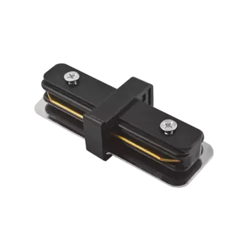 Коннектор JazzWay PTR CI-BL для шинопроводов, прямой, черный (5010758)