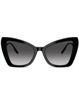 Солнцезащитные очки в оправе 'бабочка' Dolce & Gabbana Eyewear, черный
