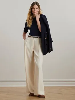 Топ с вырезом лодочкой от джуди Ralph Lauren, цвет Lauren Navy