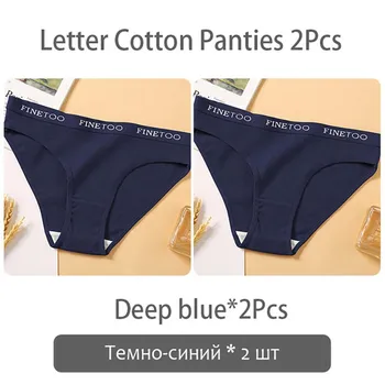 FINETOO Новые женские трусы M-2XL, трусики с буквами на заказ, дышащее хлопковое нижнее белье, женские трусы, повседневные трусики, женское нижнее белье XL