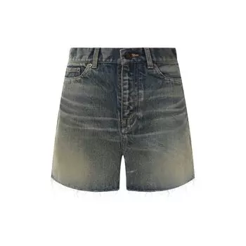 Джинсовые шорты Saint Laurent