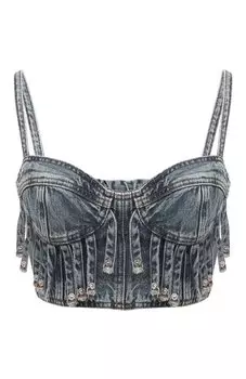 Джинсовый топ M05CH1NO Jeans