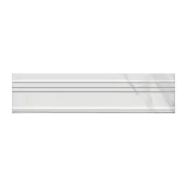 Алькала Бордюр Багет белый BLB038 5х20