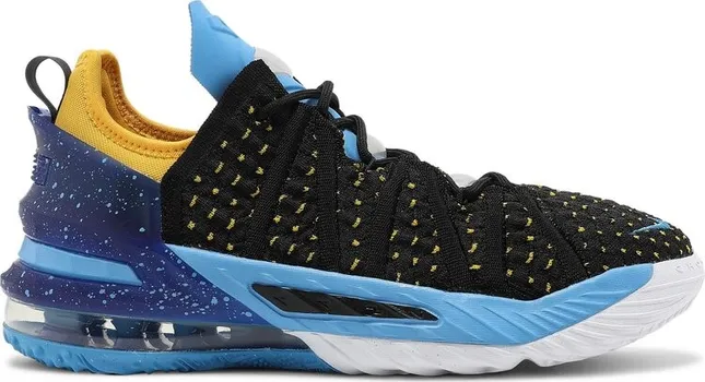 Кроссовки Nike LeBron 18 GS 'Lakers Heritage', черный