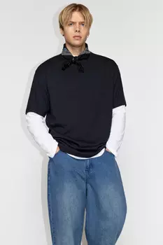 Футболка oversize хлопковая базовая