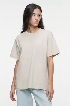 Футболка oversize хлопковая однотонная
