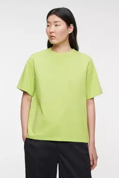 Футболка oversize хлопковая однотонная